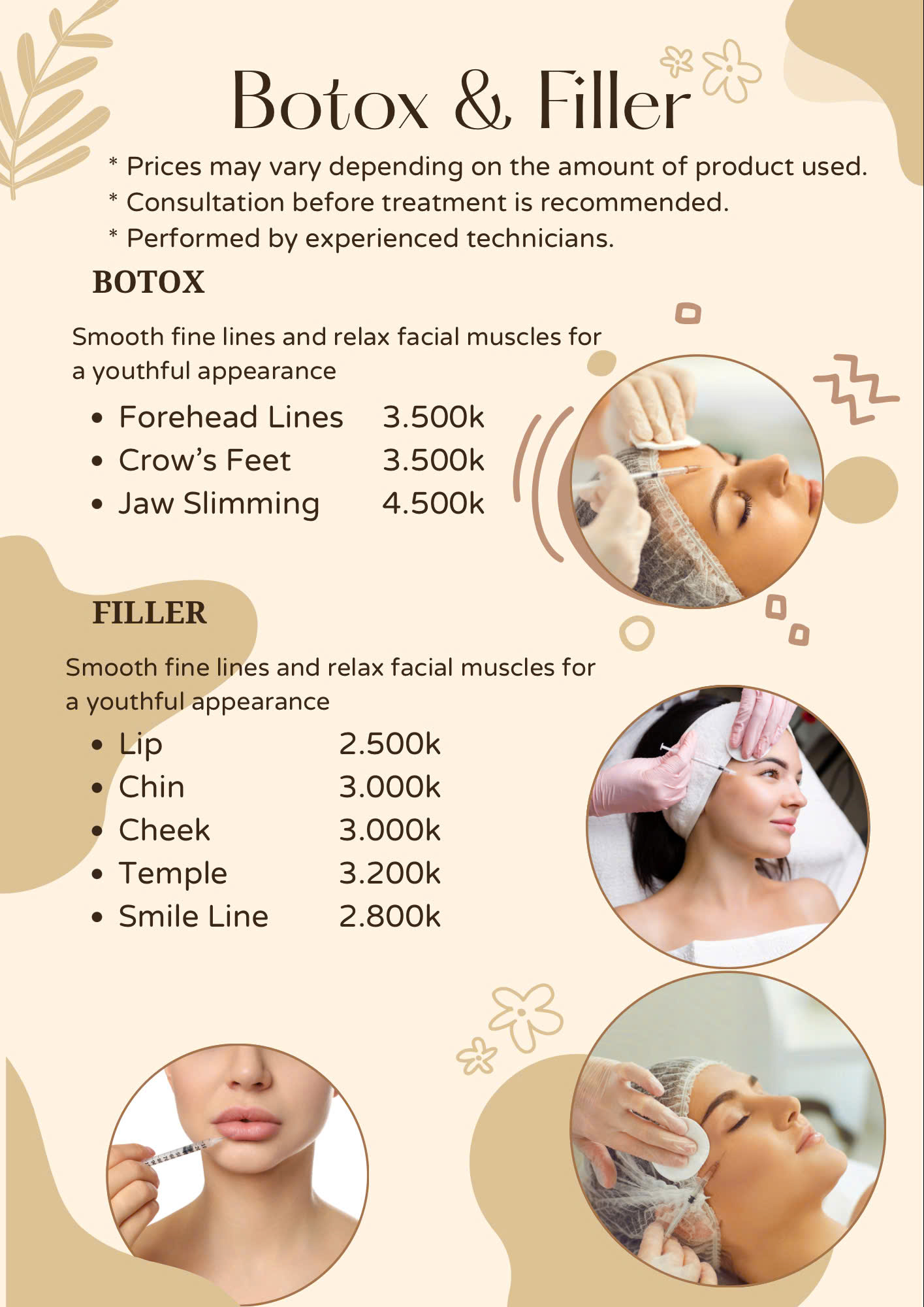 Professional botox beauty treatment in Hoi An